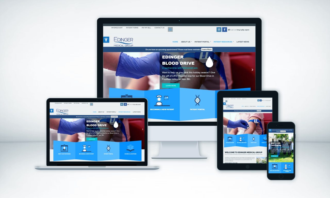 Edinger Medical Group Responsive Layout