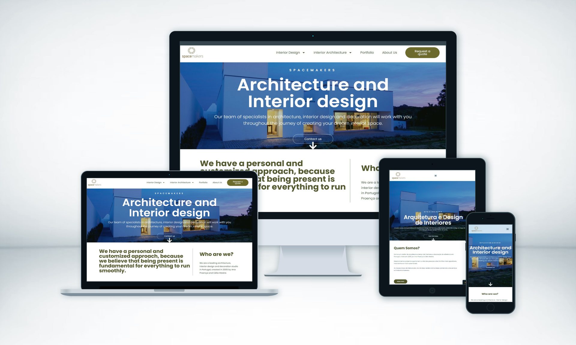 Spacemakers Responsive Web Design