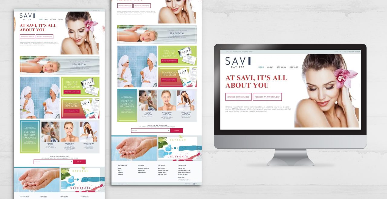 Savi Spa Webpage