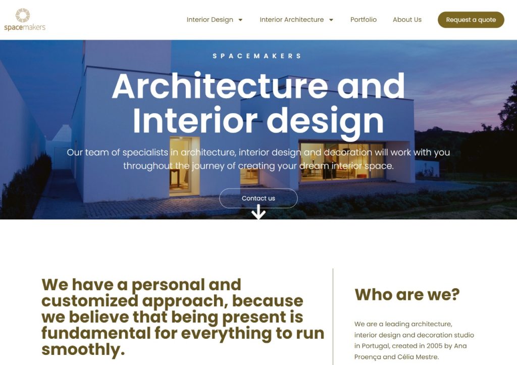 Spacemakers Web Design