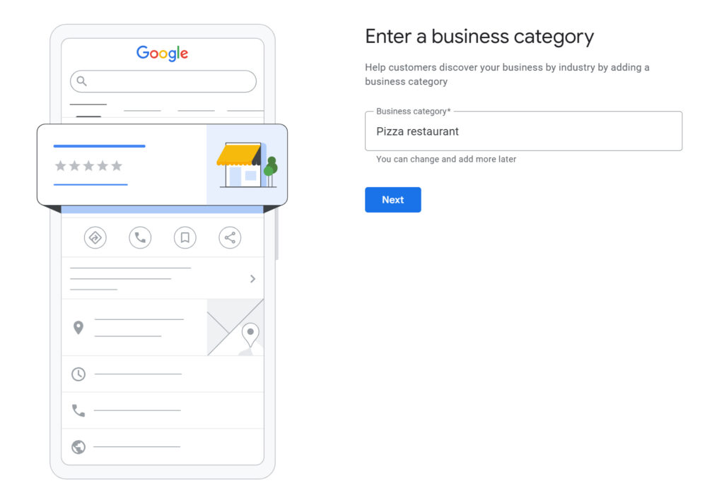 Google Business Profile Category