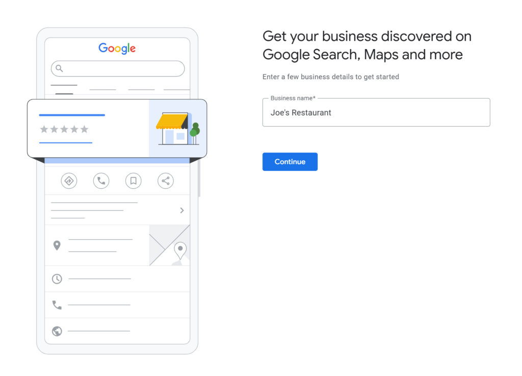 Google Business Profile Listing